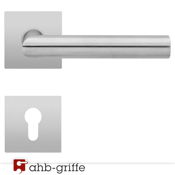 Karcher TüRgriff Rhodos Q Rosette Edelstahl Matt Pz TüRdrüCker TüRbeschlag-image