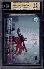 2025 Weiss Schwarz Goddest of Victory Nikke Red Ash RRR E083EX BGS 10 PRISTINE