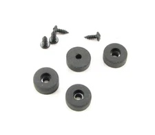 (4 PACK) PROCRAFT 5/8" x 9/32" Rubber Feet for Amp/Case/Cab w/Screws - F6282