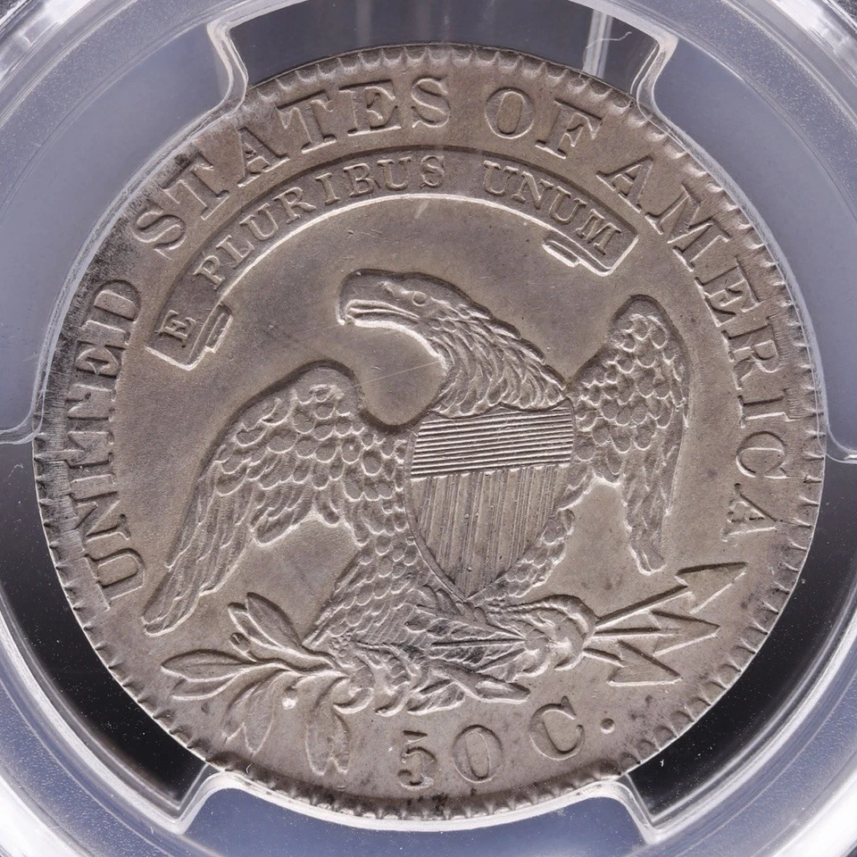 1830 Capped Bust Half Dollar Small 0 O-105 High R4 AU Details PCGS Cleaned 50C - Image 4 of 4