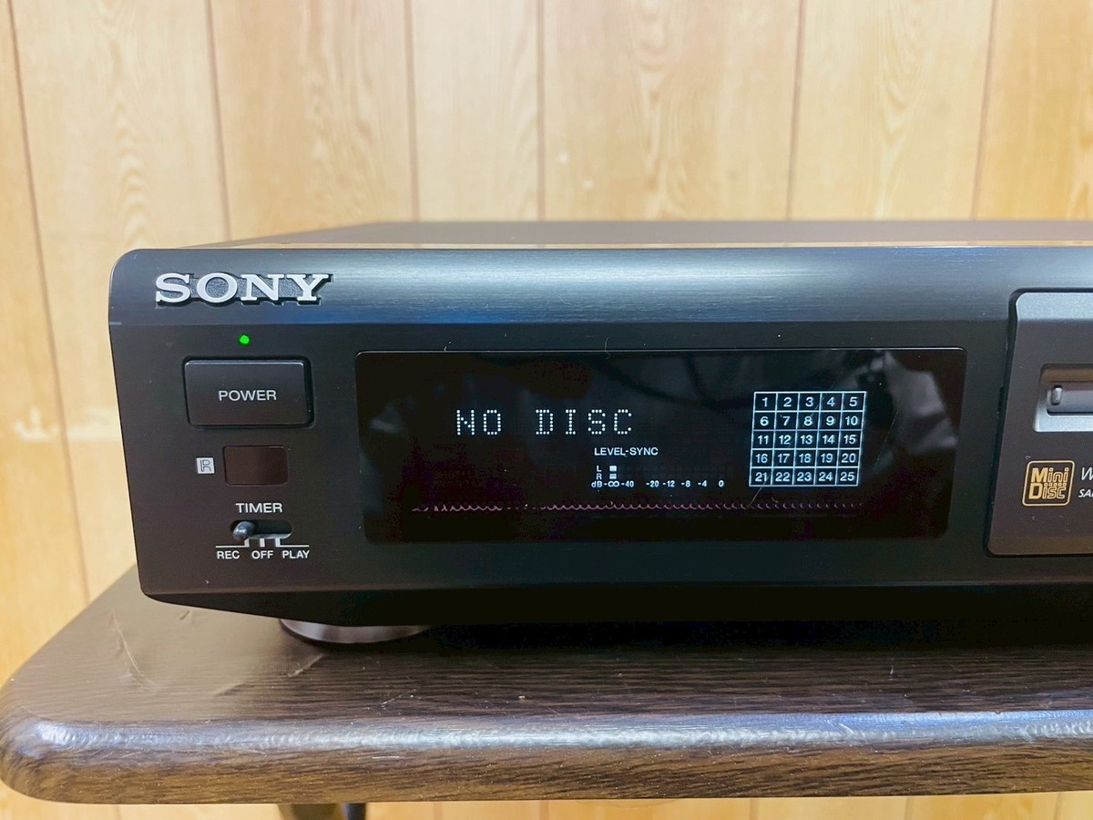 【再生OK】SONY MDレコーダー MDS-JE510 現状品 Sony MDS-JE510 MiniDisc Recorder - Black for sale online | eBay