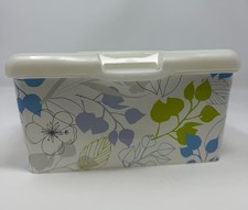Huggies Empty 2015 Baby Wipes Multi Color Flowers Refillable Dispenser Container