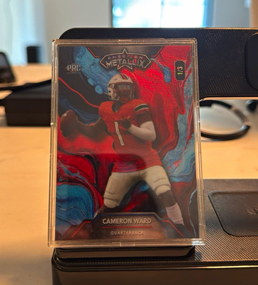 Wild Card 2023 American Metallix Cameron Ward Miami Hurricanes #WMP-CW 1/3