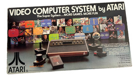 Atari 2600 VCS Console System with Games Tested