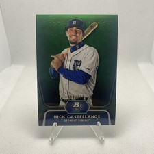 Nick Castellanos 2012 Bowman Platinum Green Refractor Prospect #d /399 Tigers