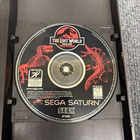 Lost World Jurassic Park Sega Saturn Original Case Art VGC