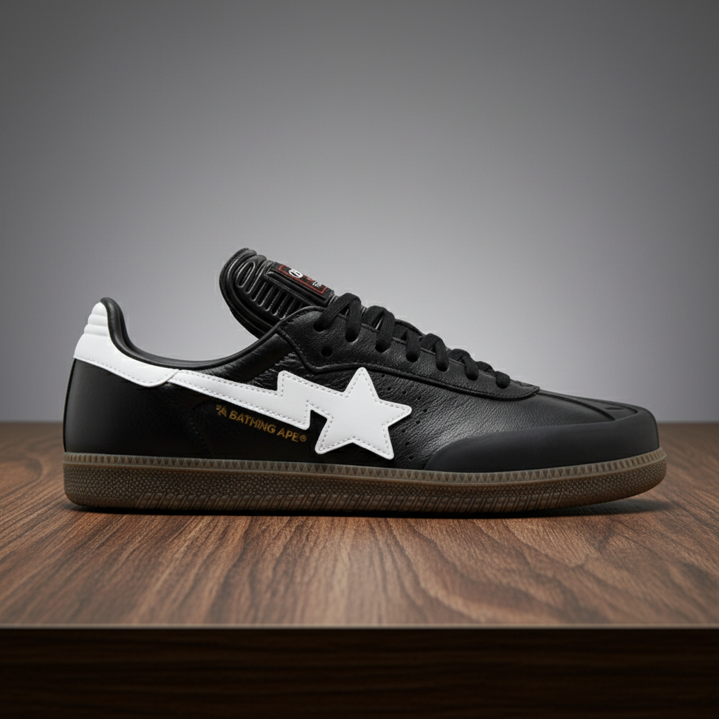 adidas gazelle silver green womens Adidas x Bape Mens Samba Shoes – Extra Butter