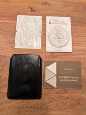 VTG Sama & Etani Concise Chemical Science Tables and Circular Slide Rule 1968