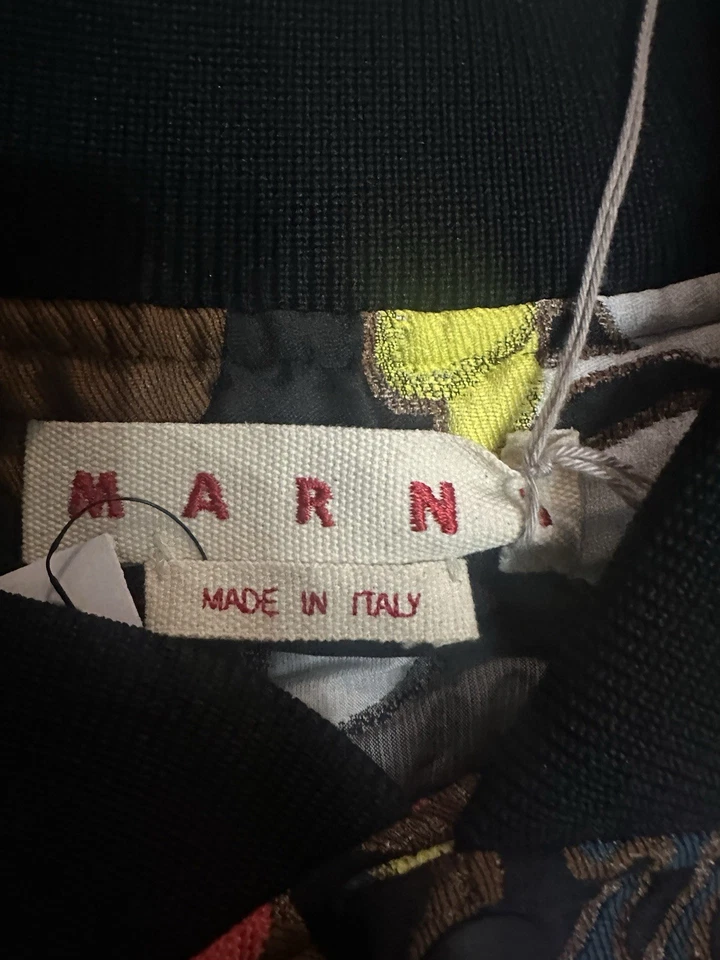 Chaqueta Marni Cremallera Frontal Borde Floral Mediana Foto 2 de 3