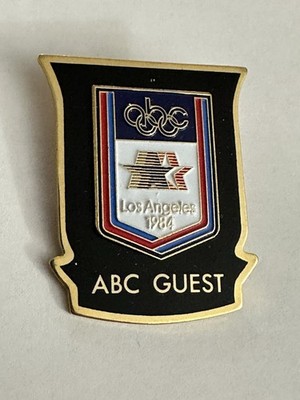 1984 Los Angeles Olympic ABC Guest Media Pin