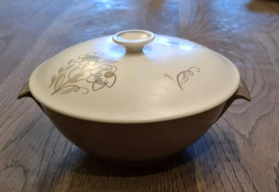 Vintage handbemalte Poole Keramik Trudiana Suppe Gemüse Terrine Ruth...