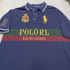 Polo Ralph Lauren Polo Mens 2XLT Tall Big Pony Embroidered Crest Spellout 3