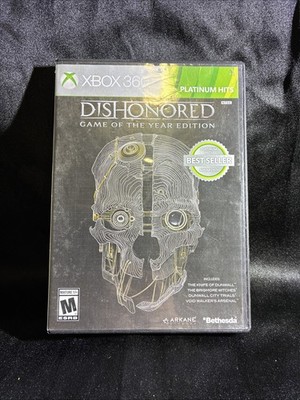 Dishonored Xbox 360 Game of the Year Edition 2 Disk No Manual Tested & Working