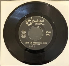 Soul Inc. Love Me When I'm Down/I Belong to Nobody 7" Counterpart VERY NICE Rare