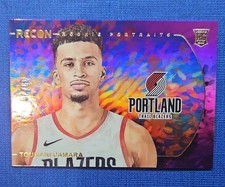 2023-24 Panini Recon - Rookie Portraits Toumani Camara #3 Purple /75 (RC)