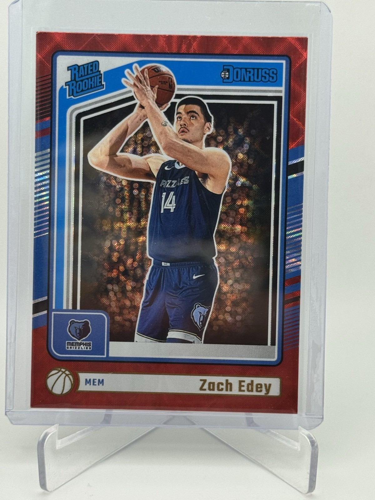 Zach Edey 2024-25 Donruss Rated Rookie International RC #239 Grizzlies