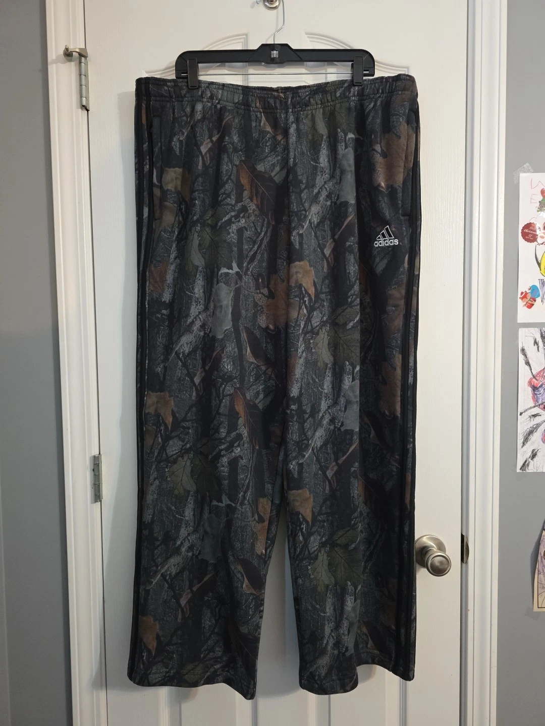 Adidas Originals Camo Sweatpants Mens Size XXL Pants Black Camouflage JY2773 New