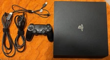 Sony PlayStation 4 Pro 1TB Console + DualShock 4 Controller HDMI – Excellent