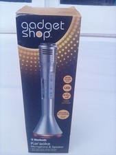 Bluetooth Karaoke Microphone And Speaker Gadget Shop Sync With Your Smart Device