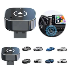 2 in 1 Wireless CarPlay Android Auto Adapter Smart USB Dongle Auto Connect 