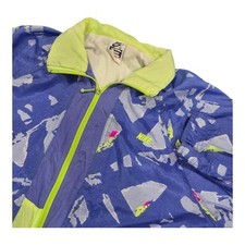 VTG Nike Elite Windbreaker Track Jacket Lined Oversized Full Zip Women's M