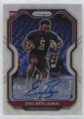 2020 Panini Prizm Silver Eno Benjamin #324 Rookie Auto RC 15ej