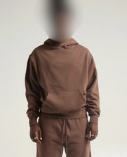 Mocha, Brown Shaka Wear Stringless Hoodie Heavyweight 450gsm ORIGINAL NEW 