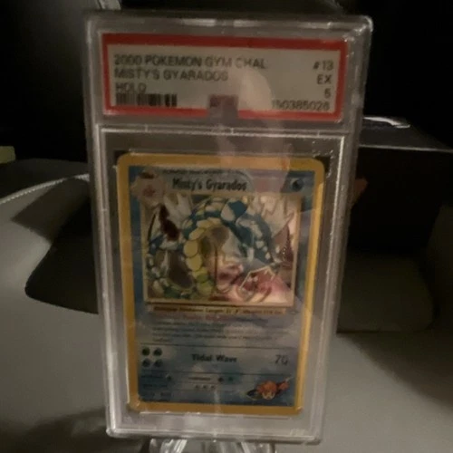 Pokémon Misty's Gyarados 13/132 Gym Challenge Holo Rare PSA 5 English Card