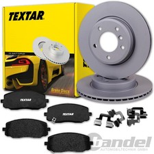 TEXTAR BREMSSCHEIBEN 241mm + BELÄGE VORNE passend für HYUNDAI i10 PA