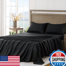 FreshCulture Full Sheet Set - Ultra Soft Brushed Microfiber, Deep Pockets, Cooli