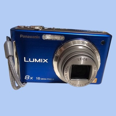 LUMIX DMC-FH25 16MP コンパクトデジタルカメラ Panasonic Lumix DMC-FH25 16MP Digital Camera Blue with Leica Lens