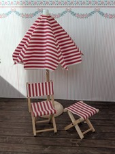 ❗✨☛ BODO HENNIG ☚✨❗ Gartenmöbel Set ❗ Sonnenschirm Klapphocker Klappstuhl ❗