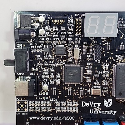 Altera Cyclone II FPGA Dev Board EP2C8 DeVry University Quartus II