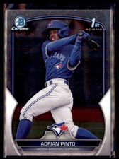 2023 Bowman Chrome Adrian Pinto Blue Jays BCP-250 1st Bowman