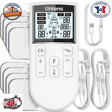 Électrostimulateur Musculaire 5 en 1 TENS EMS Rechargeable 80 Programmes