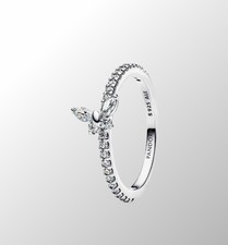 Genuine Pandora Sparkling Butterfly Ring Sterling silver