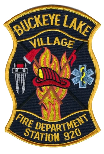 Buckeye Lake Village OH Ohio Fire Dept Station 920 patch - NEW!