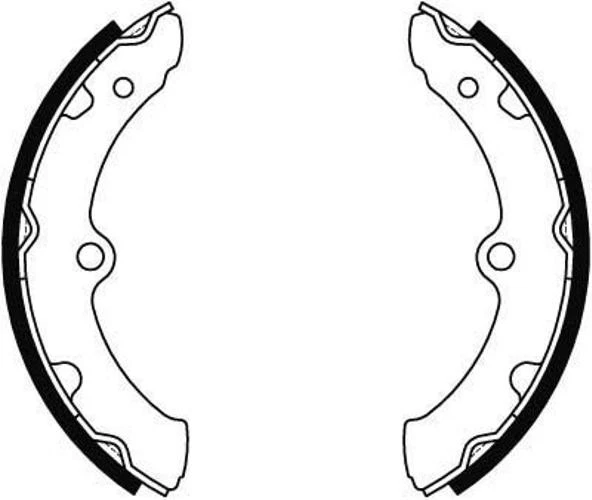 TRW GS8464 Juego de zapatas de frenos 260mm para TOYOTA DYNA 150 Caja/Chasis - Imagen 4 de 4