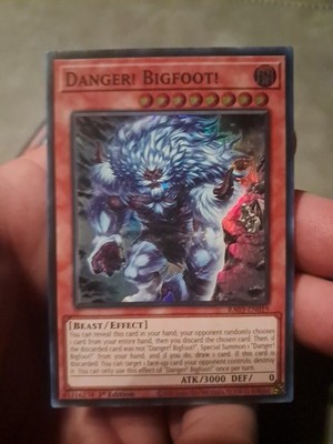 Danger! Bigfoot! RA03-EN019 First Edition Super Rare