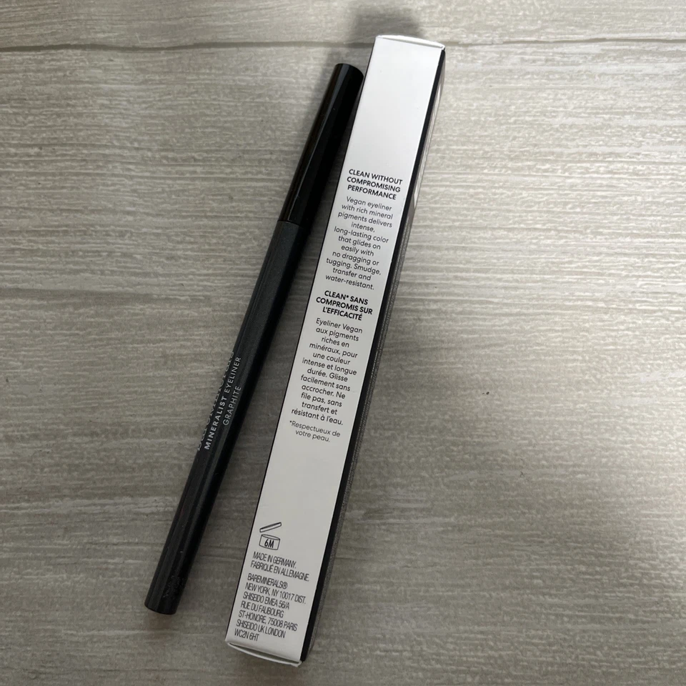 BareMinerals Mineralist Lasting Eyeliner GRAPHITE 0.012oz/0.35g NEW IN BOX - Image 4 of 4