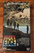 The River's Edge Original VHS 1987! Keanu Reeves Crispin Glover Dennis Hopper