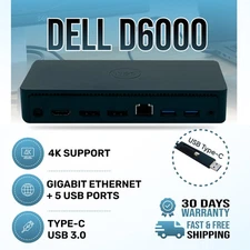 Dell D6000 USB-C Ultra 4K HDMI Universal Docking Station