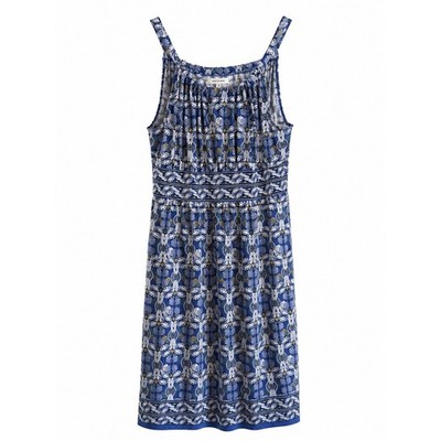 Max Studio Sundress NWT Medium Blue Floral Adjustable Strap Dress MSRP $98
