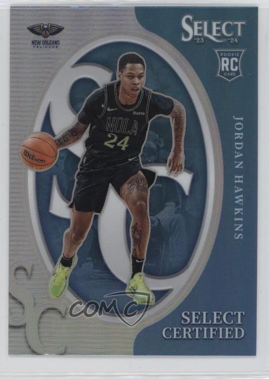 2023-24 Panini Select Select Certified Silver Prizm Jordan Hawkins #17 0a21