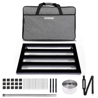 Ghost Fire Large Guitar Pedal Board Aluminum Alloy Super light Effect Pedalbo...