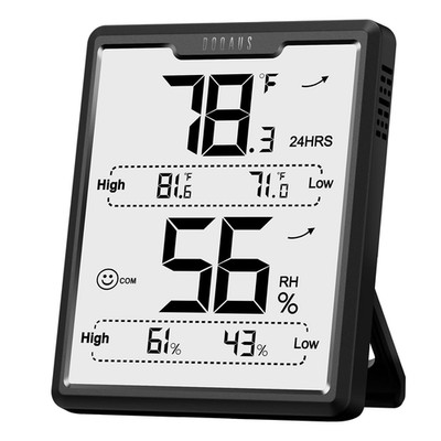 Digital Hygrometer Room Thermometer Indoor, Humidity Meter with Large LCD Displa