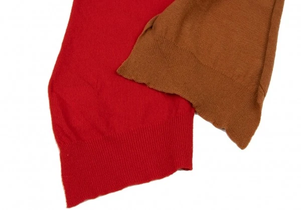 COMME des GARCONS SHIRT Wool Bicolor Knit Scarf(K-137461) - Image 4 of 4