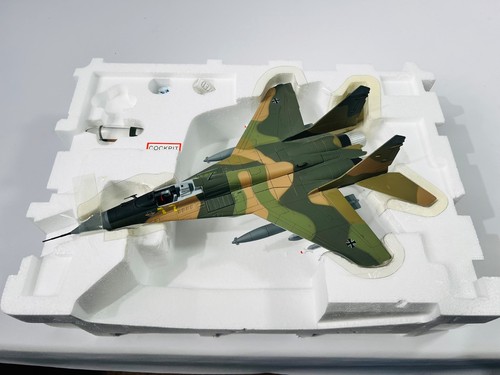 ✈️ Franklin Mint Armour MIG-29 Fulcrum Luftwaffe 1:48 Diecast emballage d'origine - Photo 11/12