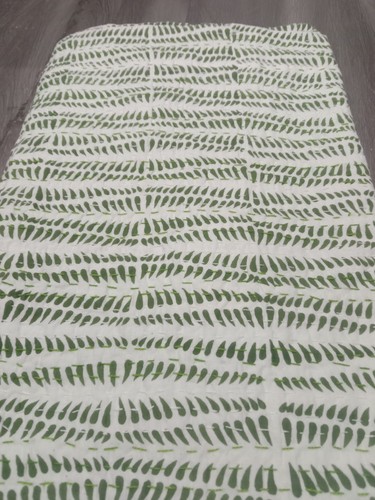 Indian Cotton Handmade Kantha Bedspread Handmade Quilt Queen Size Blanket Boho - Picture 4 of 9