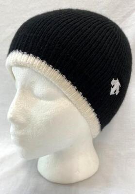 Descente Unisex Knit Beanie Cap Black NEW